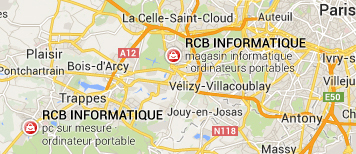 2 magasins d'informatique dans les Yvelines à Versailles et Coignières Saint Quentin en Yvelines