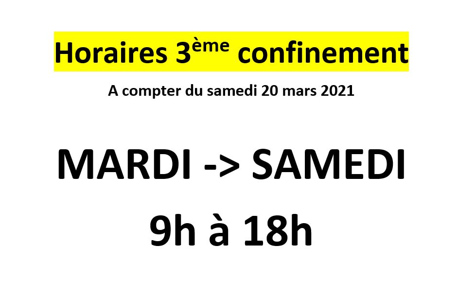 Horaires dépannage informatique à Versailles pendant le 3ème confinement