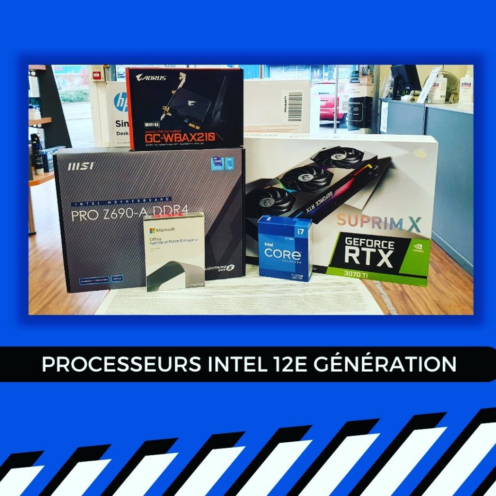 Les Nouveaux processeurs Intel