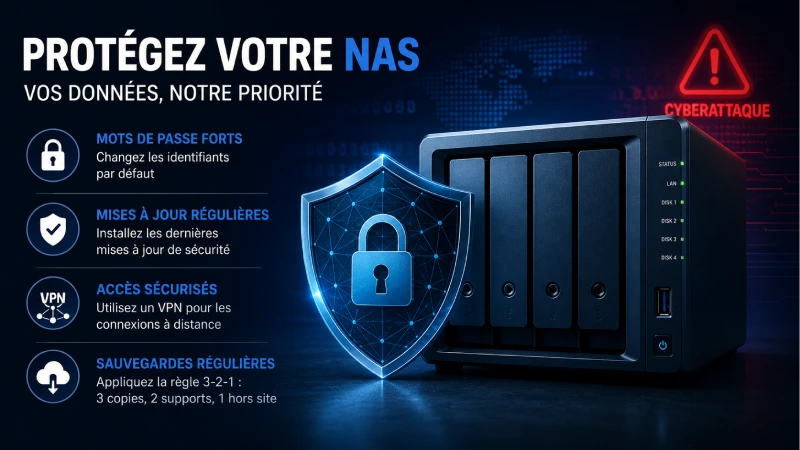 NAS et cyberattaques : comment protéger vos données