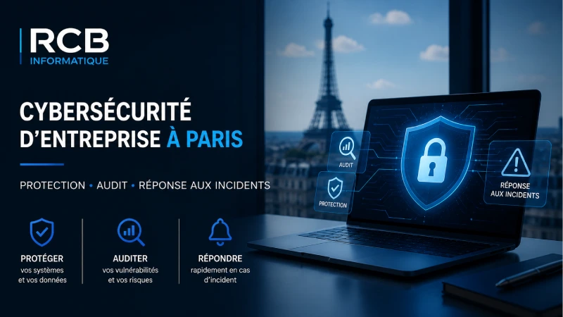 Cybersécurité d’entreprise à Paris : protection, audit et réponse aux incidents