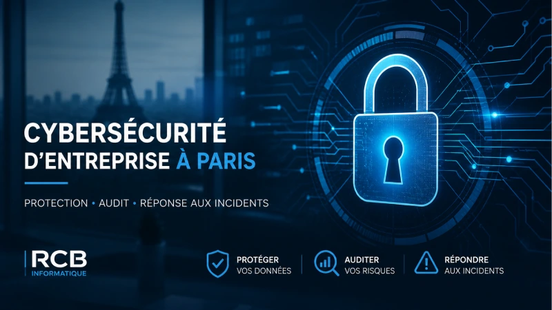 Cybersécurité d’entreprise à Paris : protection, audit et réponse aux incidents