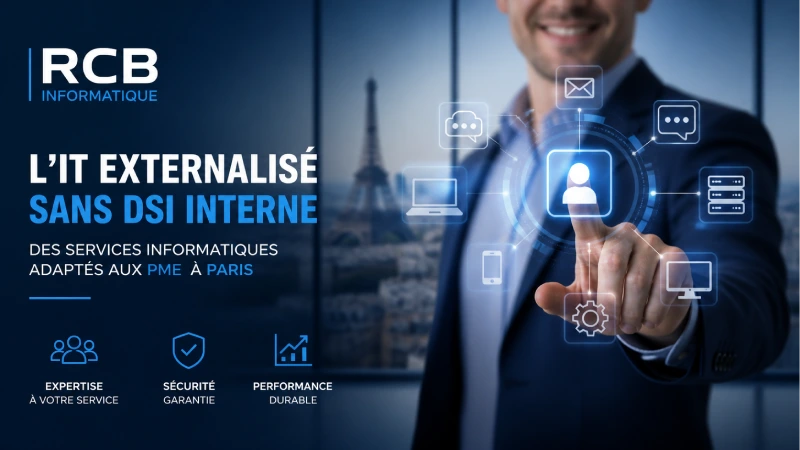 Services informatique pour PME à Paris : l’IT externalisé sans DSI interne