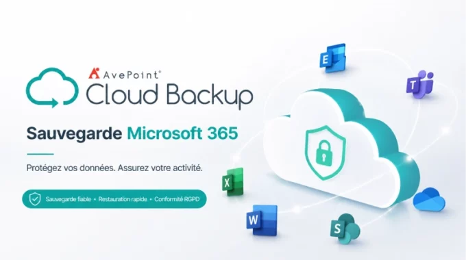 AvePoint Cloud Backup : Sauvegarde Microsoft 365